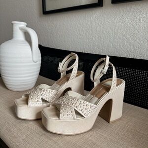 Dolce Vita White Heel